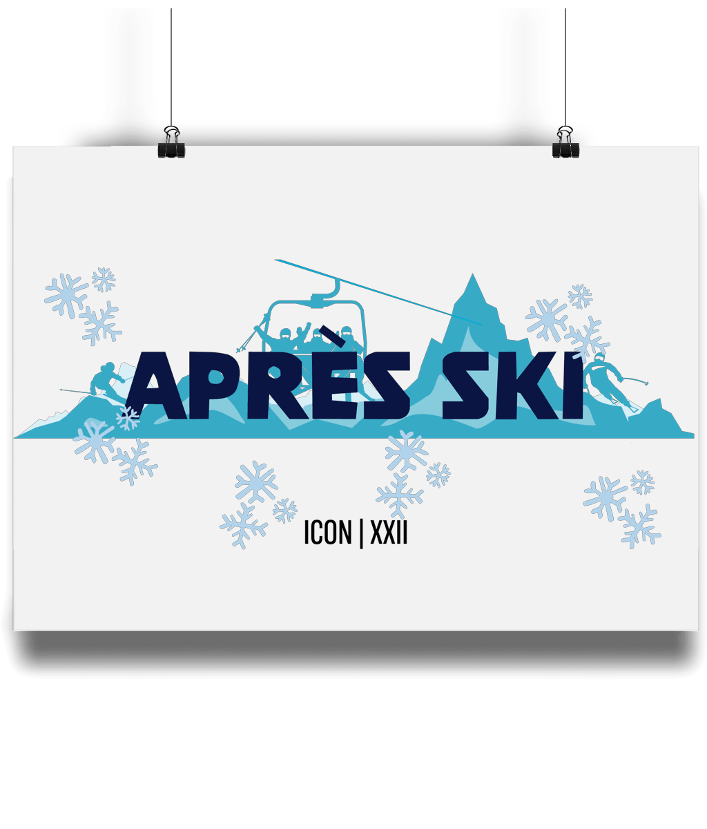 Landscape Matte Art Print ICON|XXII Apres Ski Print - ICON|XXII