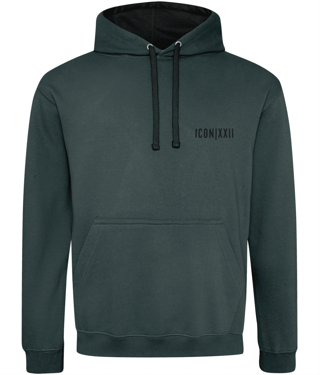ICON|XXII Varsity Hoodie Charcoal - ICON|XXII