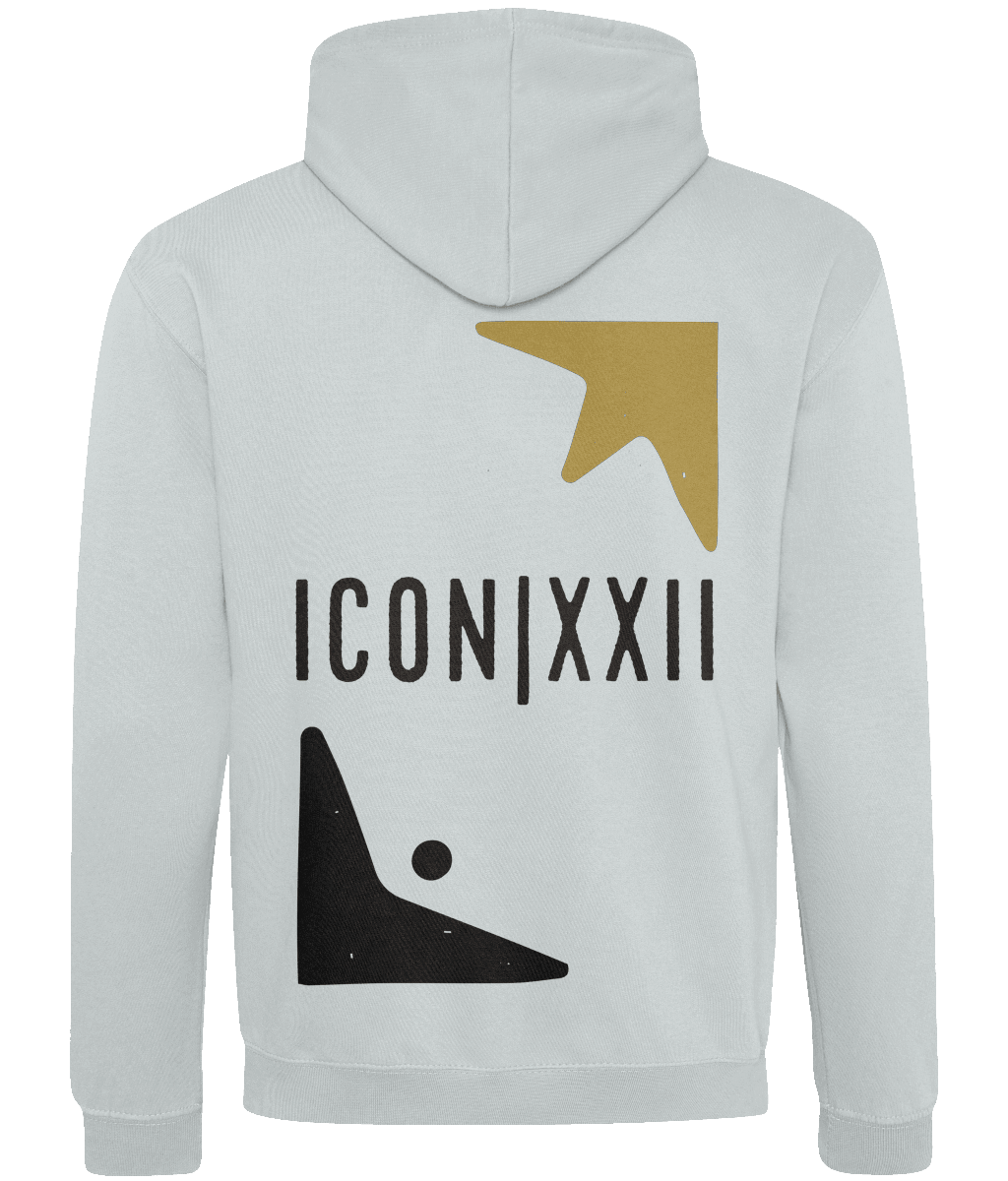 ICON|XXII Varsity Hoodie Heather Grey - ICON|XXII