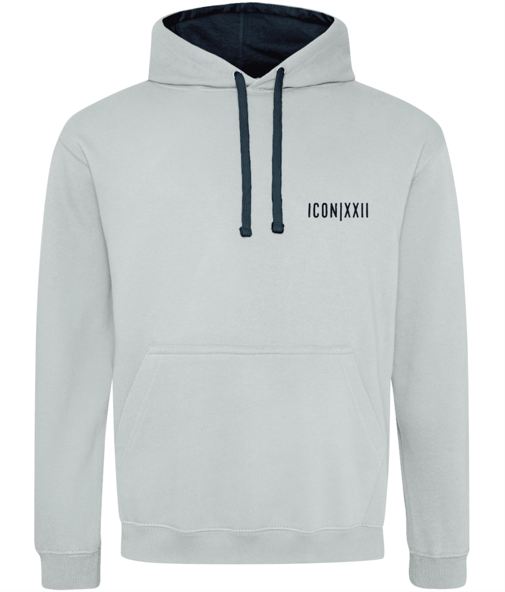 ICON|XXII Varsity Hoodie Heather Grey - ICON|XXII